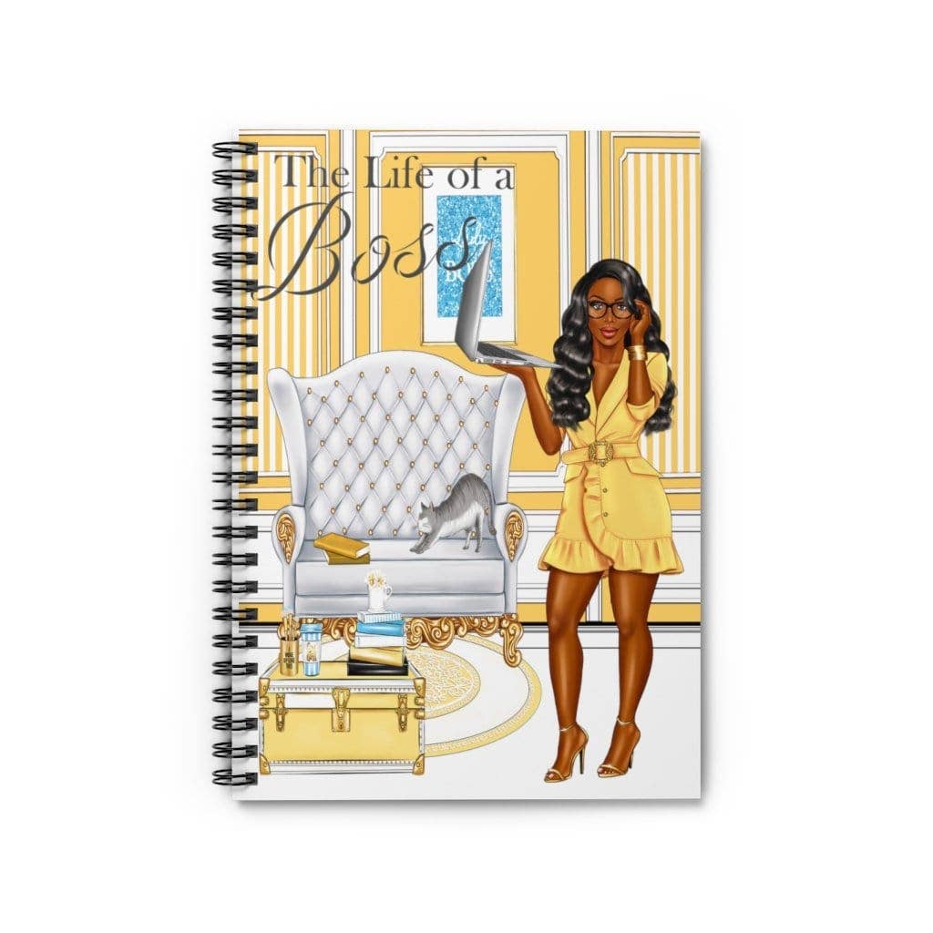 Boss Lady Moves Notebook: Spiral Notebook