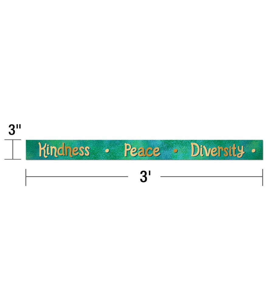 One World Straight Bulletin Board Borders