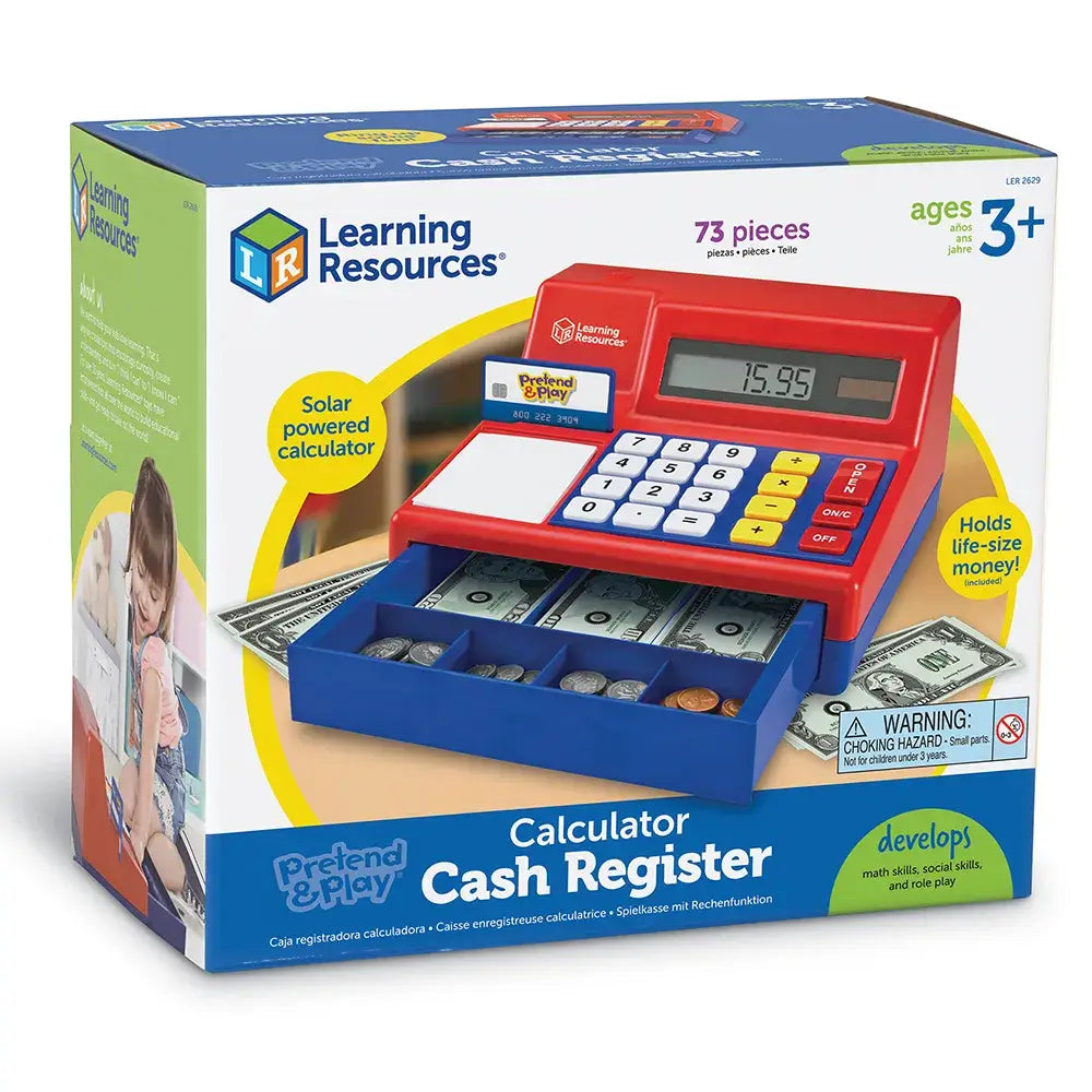 Pretend & Play® Calculator Cash Register