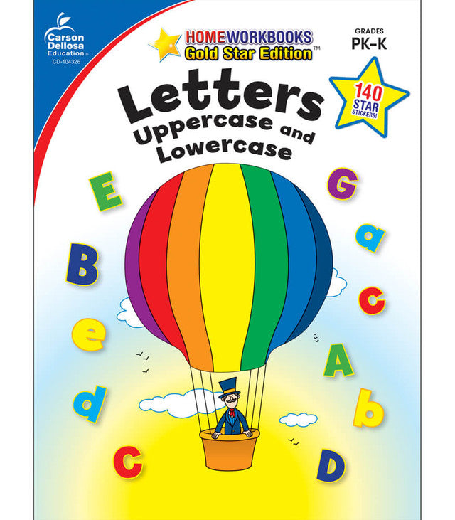 Uppercase and Lowercase Workbook Grade PK-K