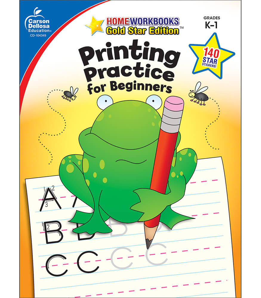 Printing Practice for Beginners Workbook Grade K-1