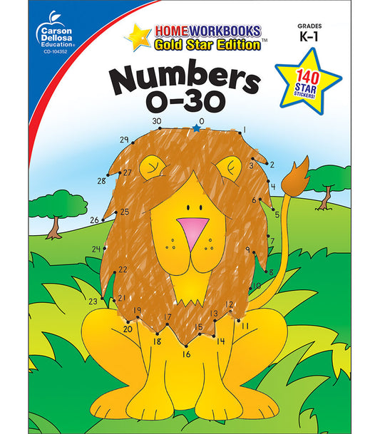 Numbers 0-30 Workbook