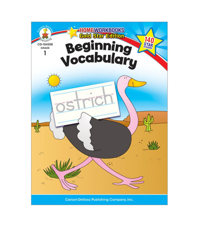 Beginning Vocabulary Workbook Grade 1