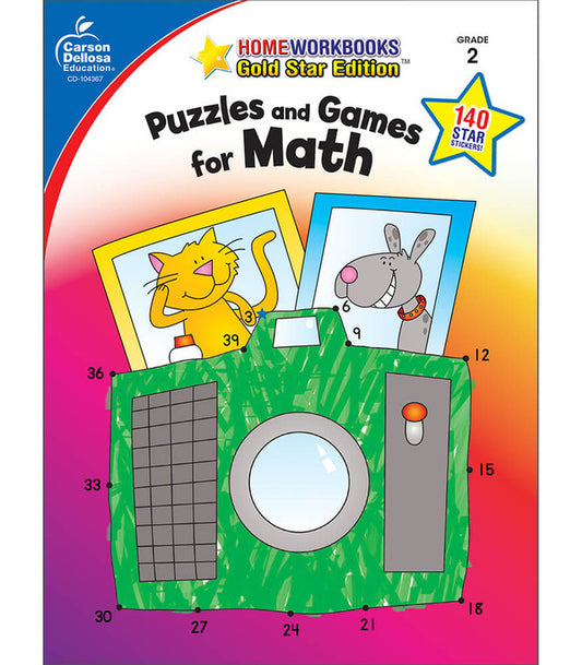 Puzzles and Games for Math Activity Book
