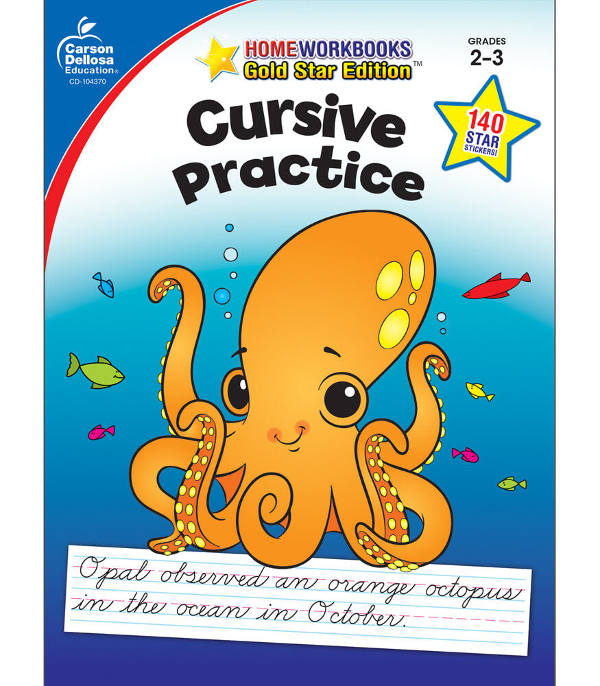 Cursive Practice Workbook Grade 2-3