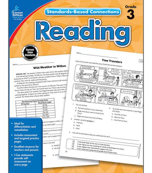 Standards-Based Connections: Reading Workbook Grade 3