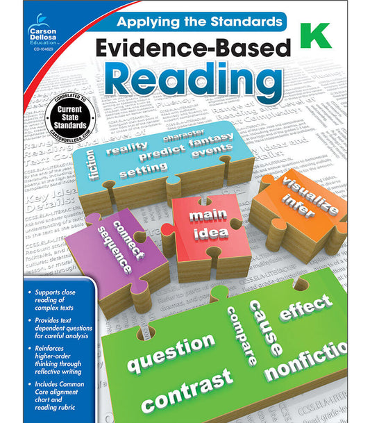 Evidence-Based Reading Workbook Grade K