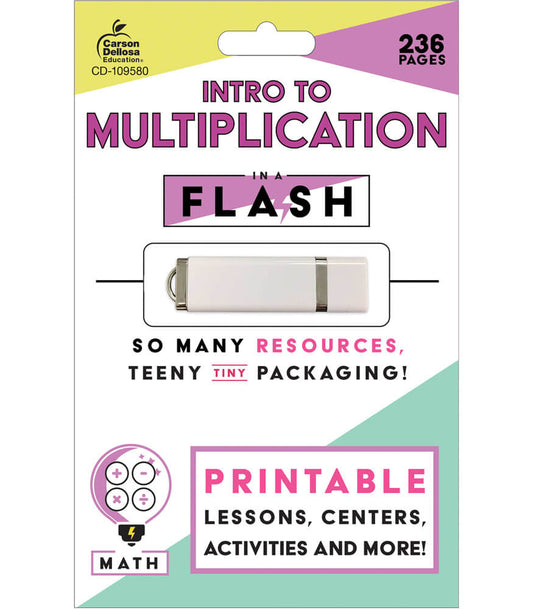 Intro to Multiplication Flash Drive Grade 2-3 Flash Drive