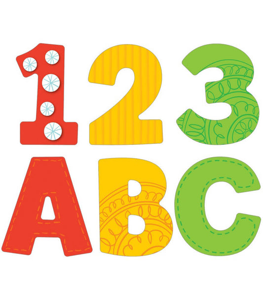 4in Boho Bulletin Board Letters 4in