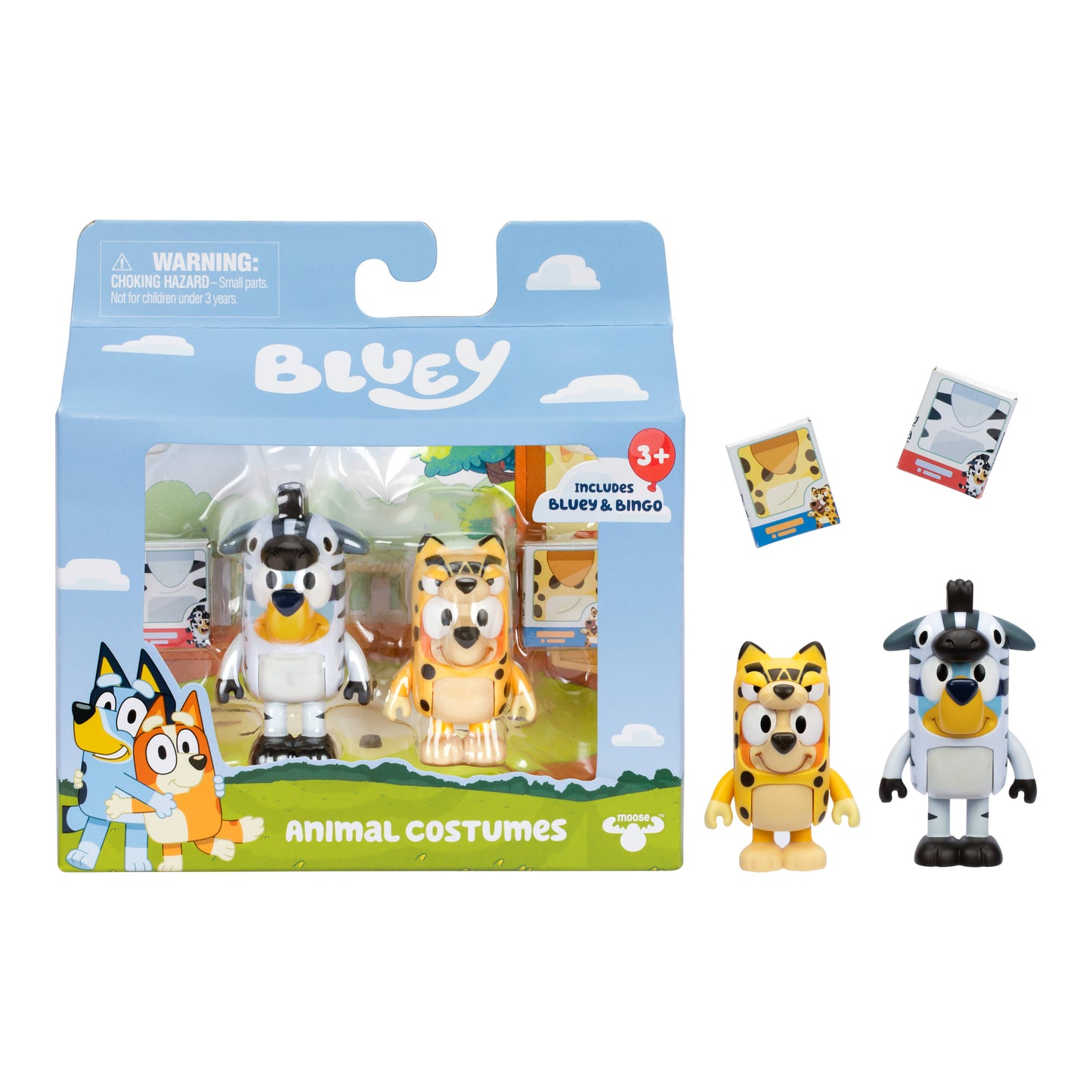 Moose Toys Bluey 2 Pack Figurine Set