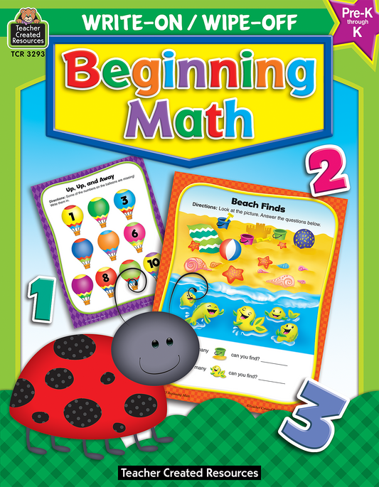 Write-On/Wipe-Off: Beginning Math