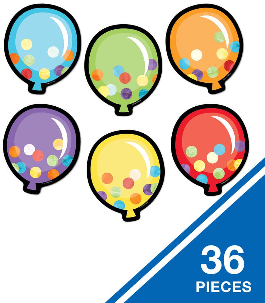 Celebrate Learning Balloons Cutouts