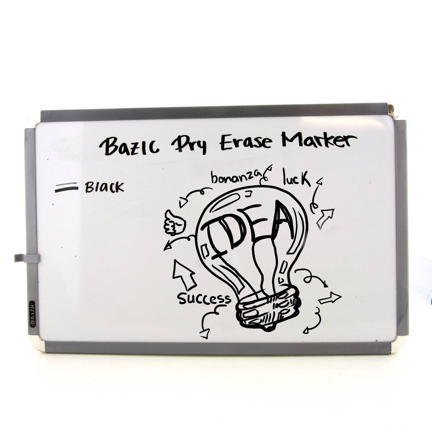 Black Dry Erase Markers, Chisel Tip, 3 Count: 24