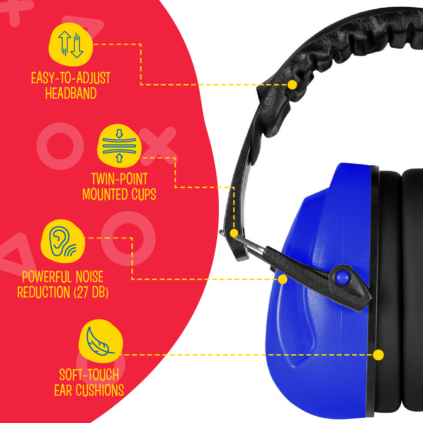 Everyday Earmuff - Calm Noise Cancelling Headphone for Kids: Dark Blue