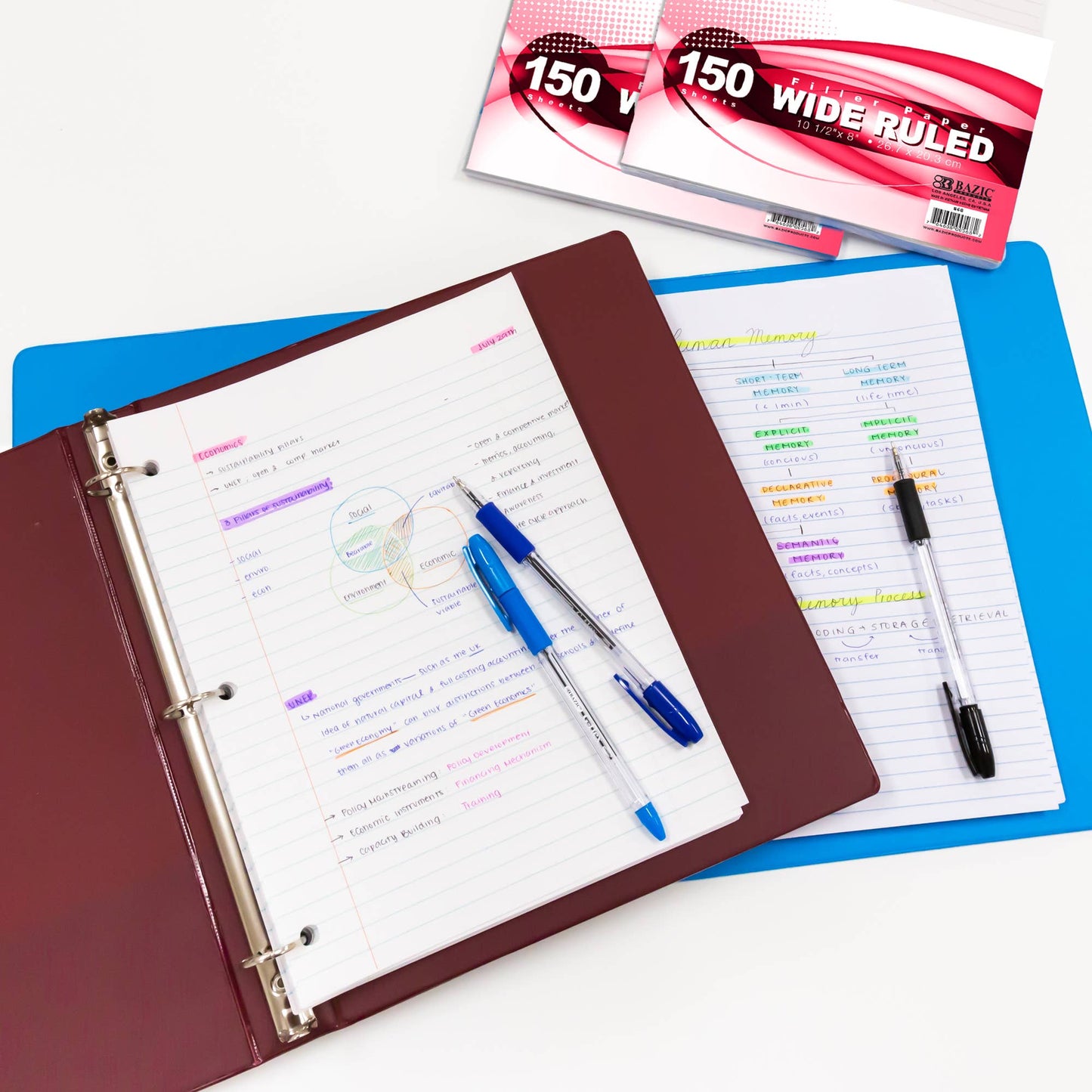 Filler Paper W/R 150 Ct.: 24