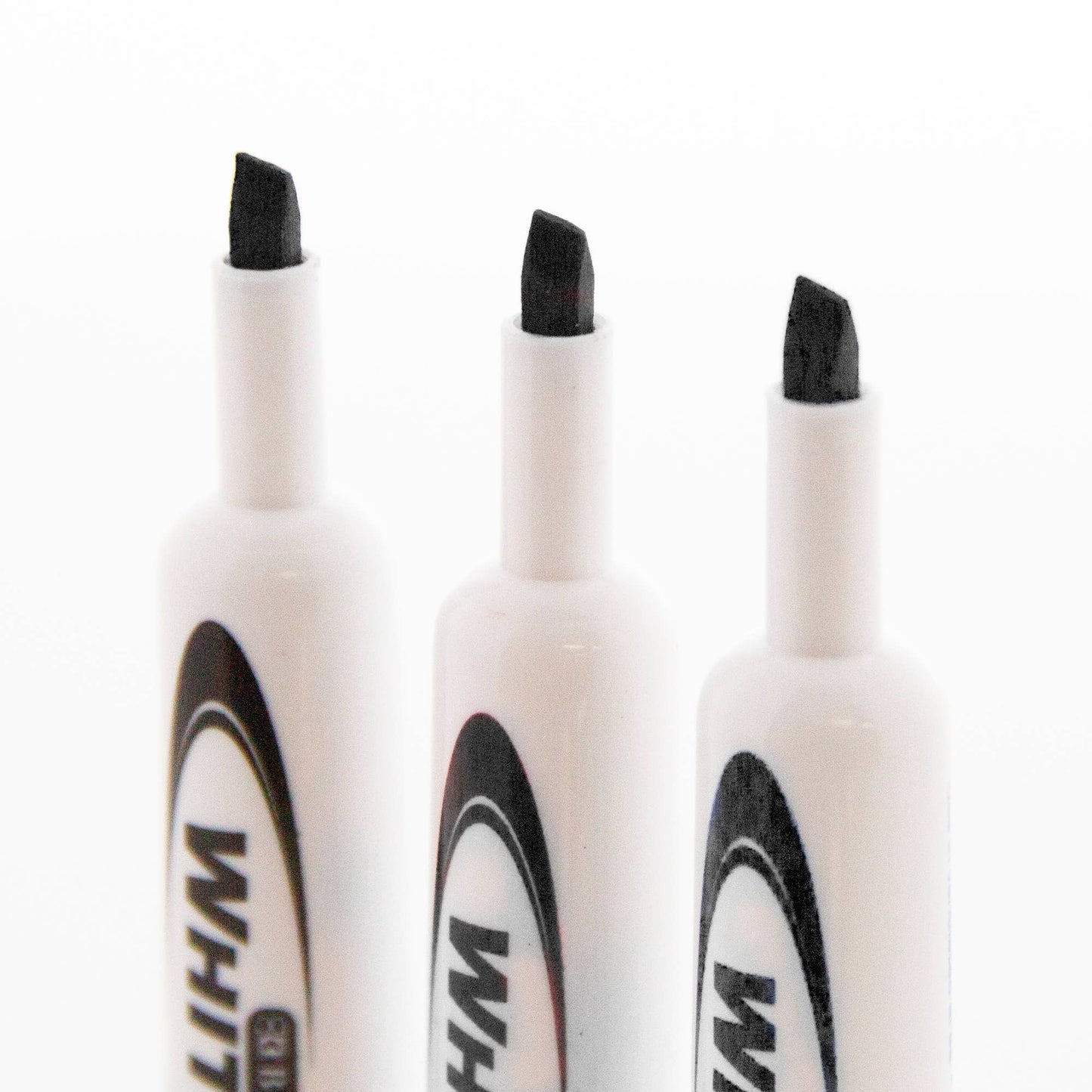 Black Dry Erase Markers, Chisel Tip, 3 Count: 24
