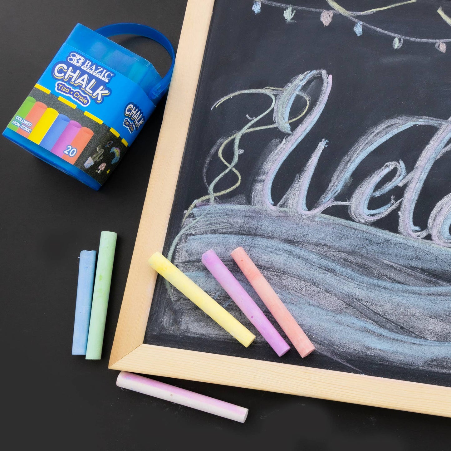 Color Chalk (20/Bucket): 24