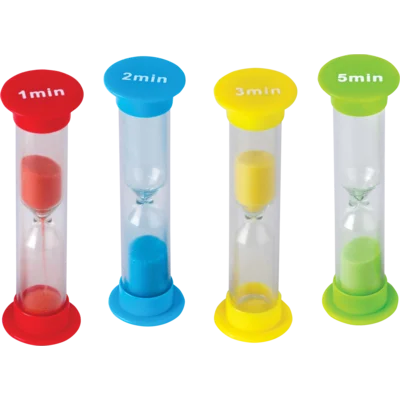 Small Sand Timers Combo 4-Pack