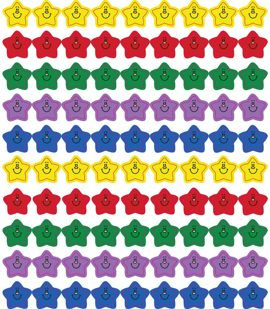 Smiling Stars Chart Seals