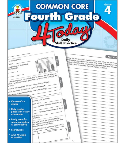 Common Core Fourth Grade 4 Today
