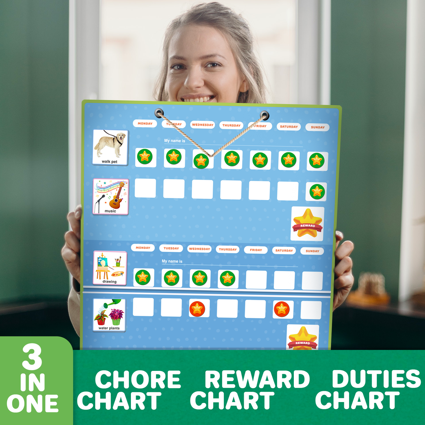 Reward Chore Chart for Kids | 145 cards