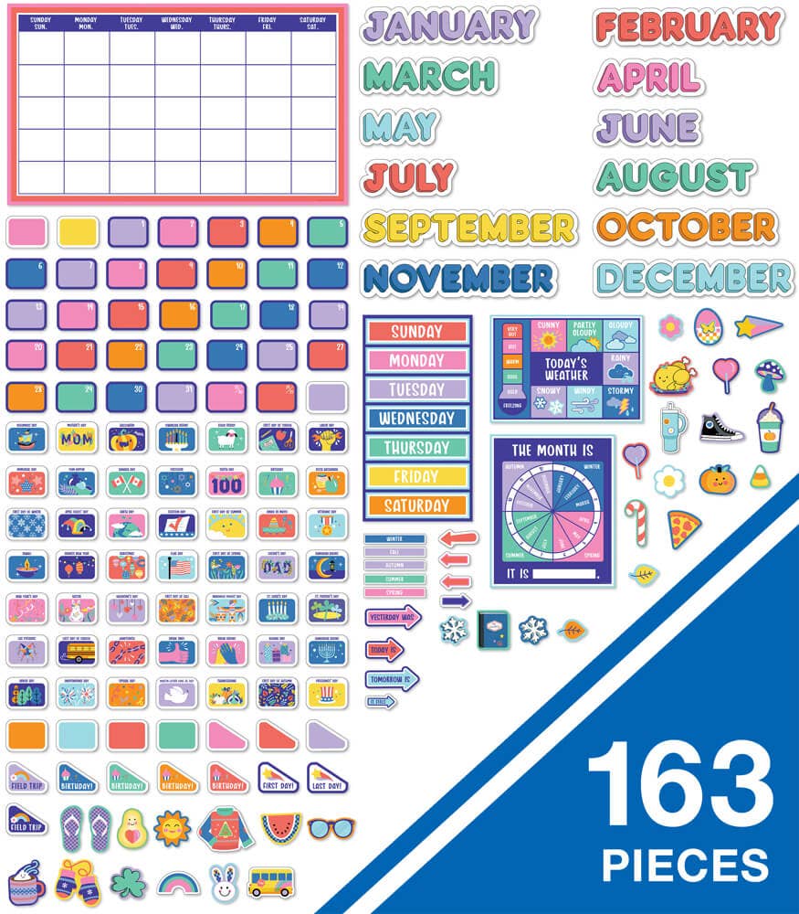 We Stick Together Calendar Bulletin Board Set
