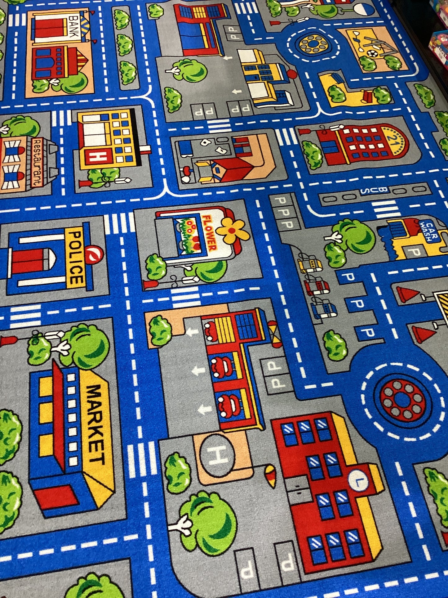 Blue City Rug