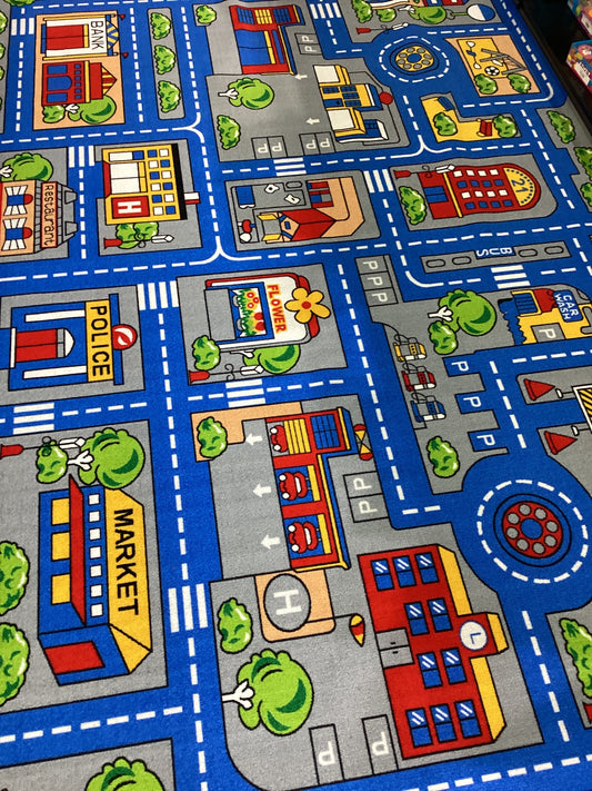 Blue City Rug