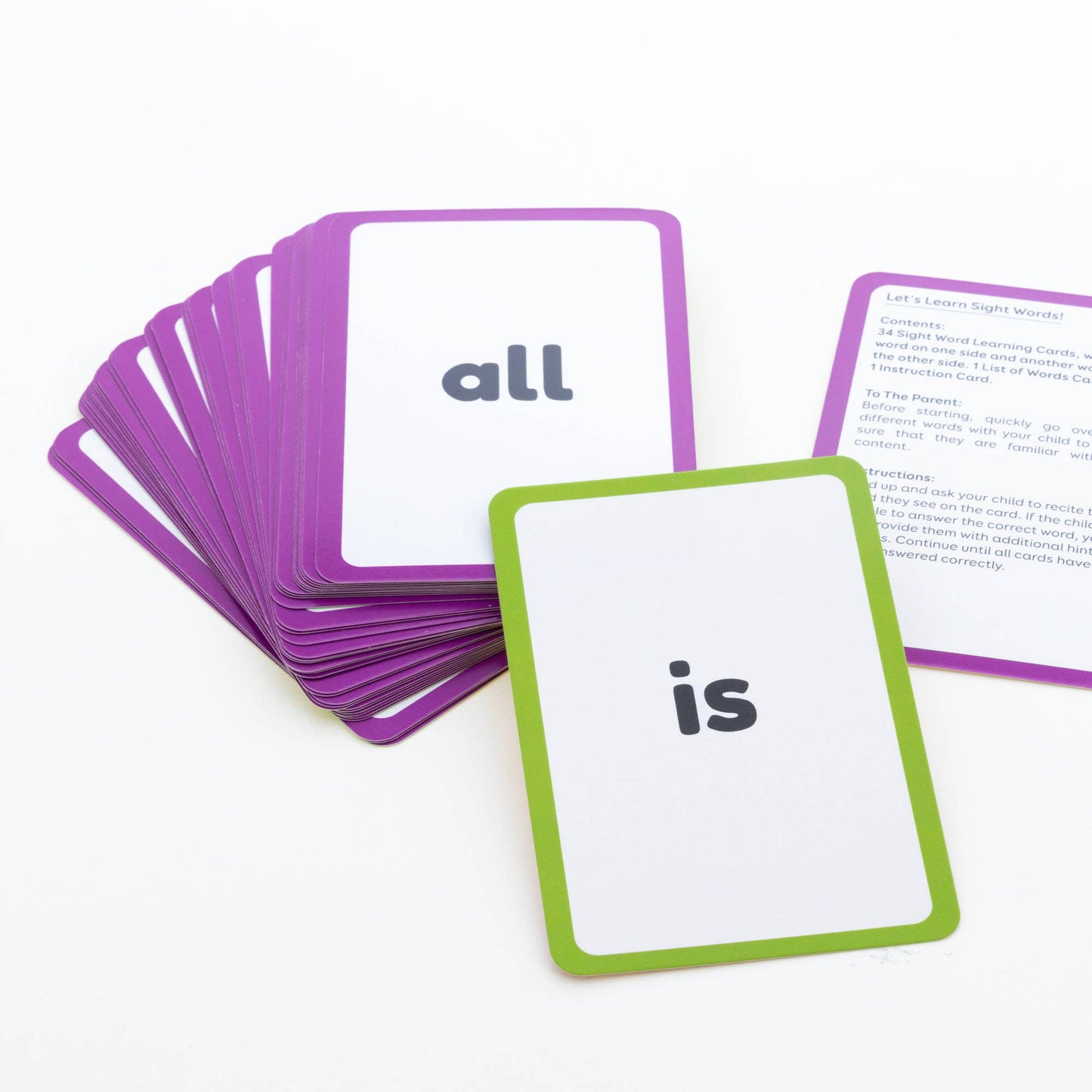 Flash Cards Sight Word (36/Pack): 24