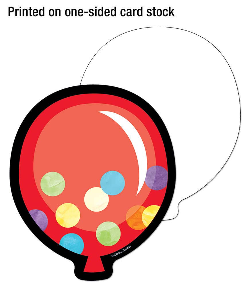 Celebrate Learning Balloons Cutouts