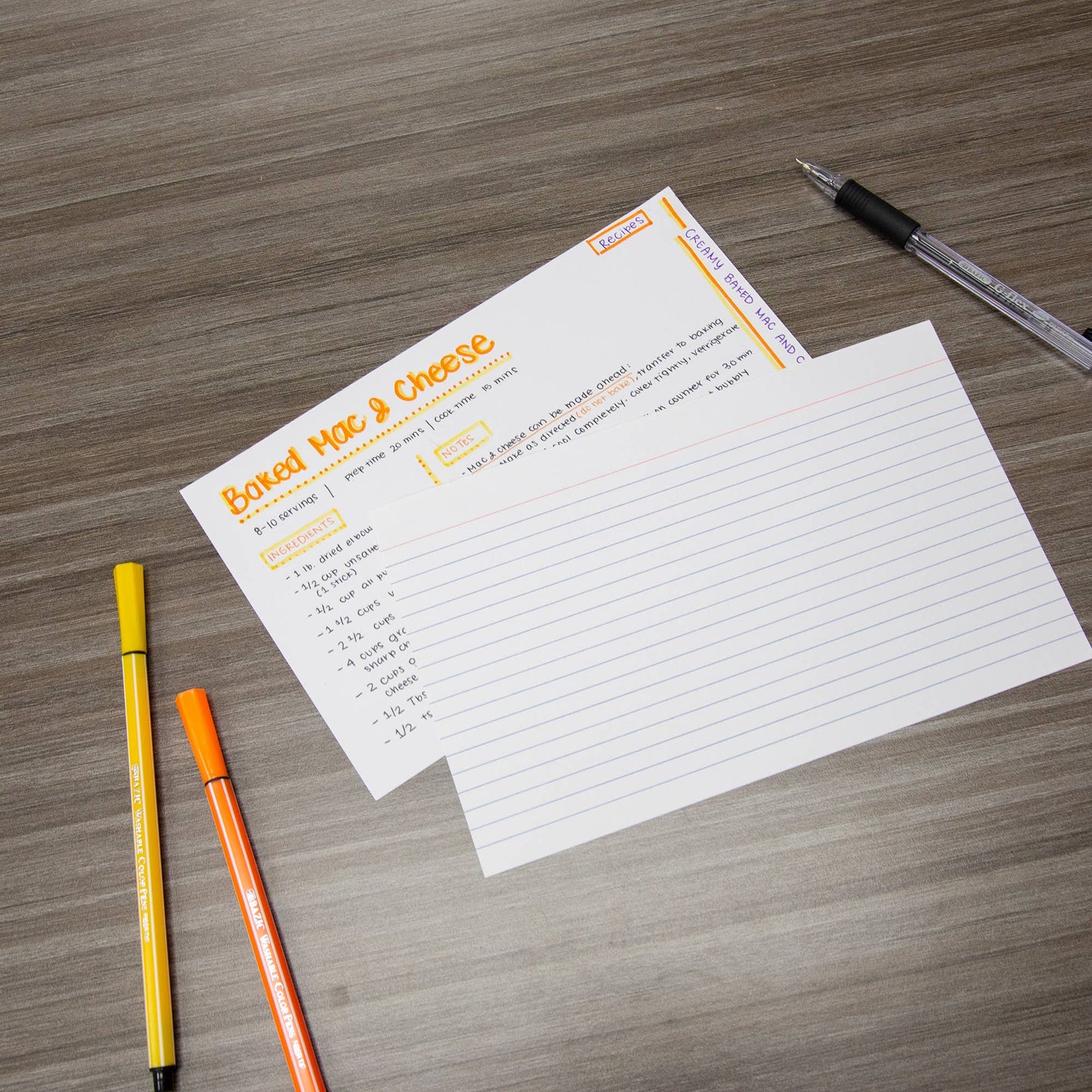Ruled White Index Card 3" X 5" 100 Ct.: 36