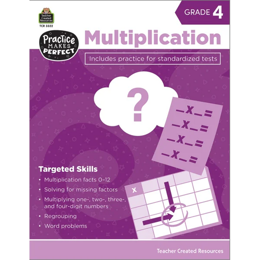 Practice Makes Perfect: Multiplication Grade 4