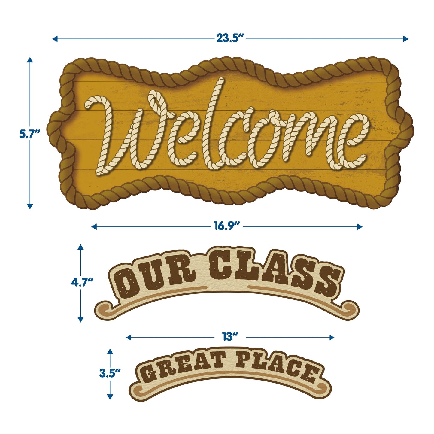 Wild Wild Classroom Welcome Bulletin Board Set