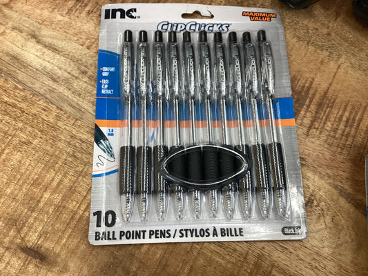 Inc. Ball Point Pens 10 count