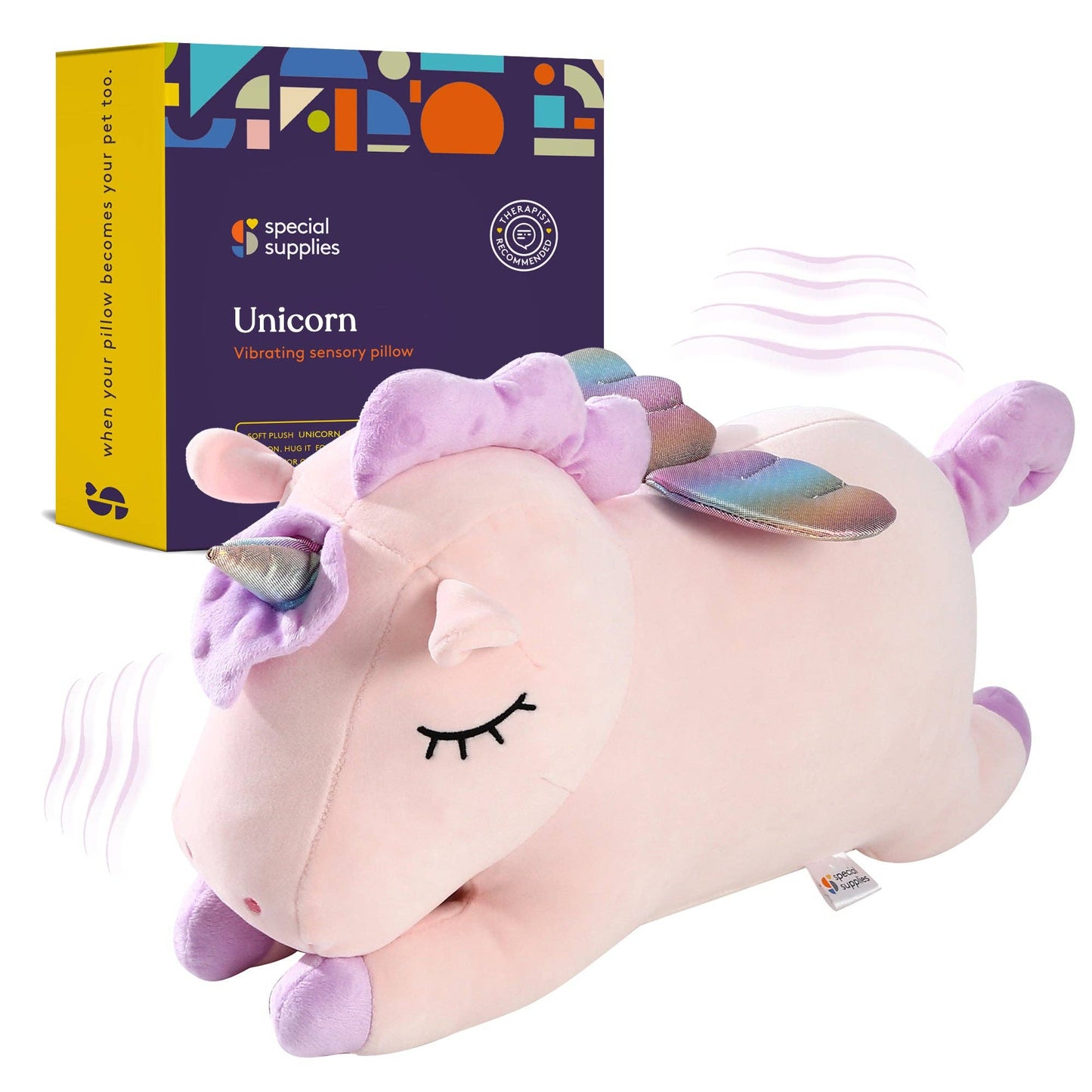 Sensory Vibrating Pillow-Unicorn