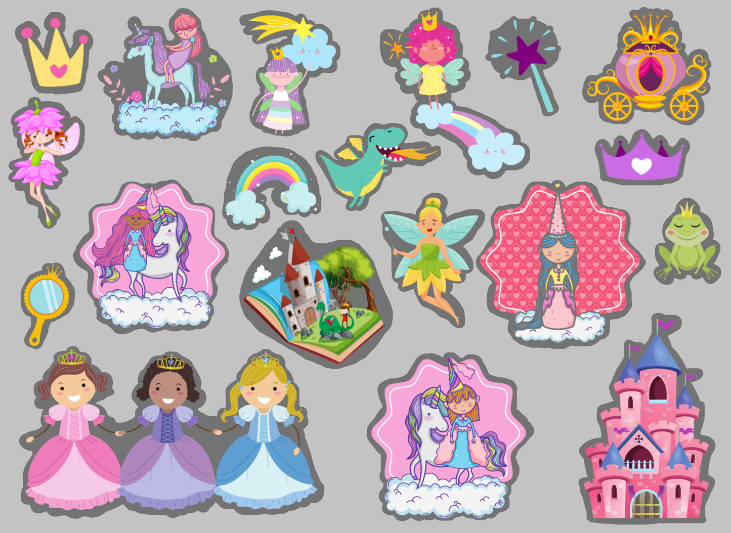 Princess Potty Training Kit with Zero Waste Stickers