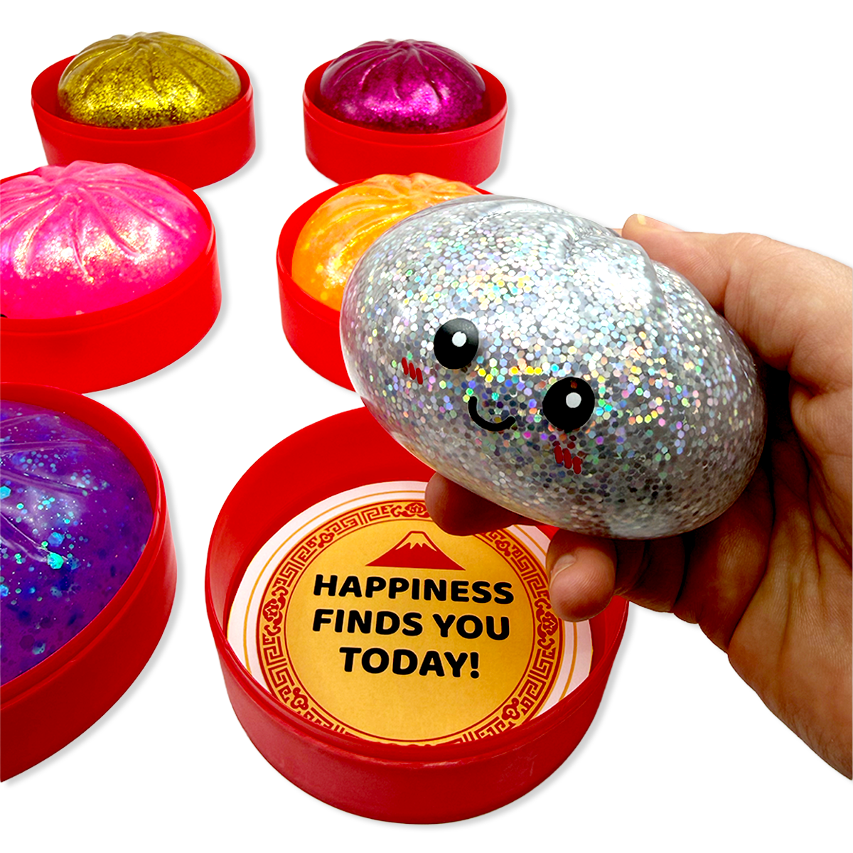 Fun Doh Mystery Fortune Cookie Squishy Dumpling - 12/Display: Wholesale Price