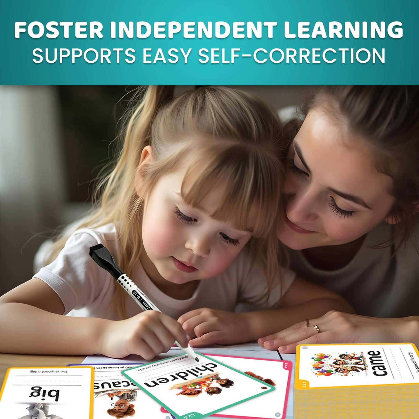 Flash Cards Writing for Kids | 5 Levels