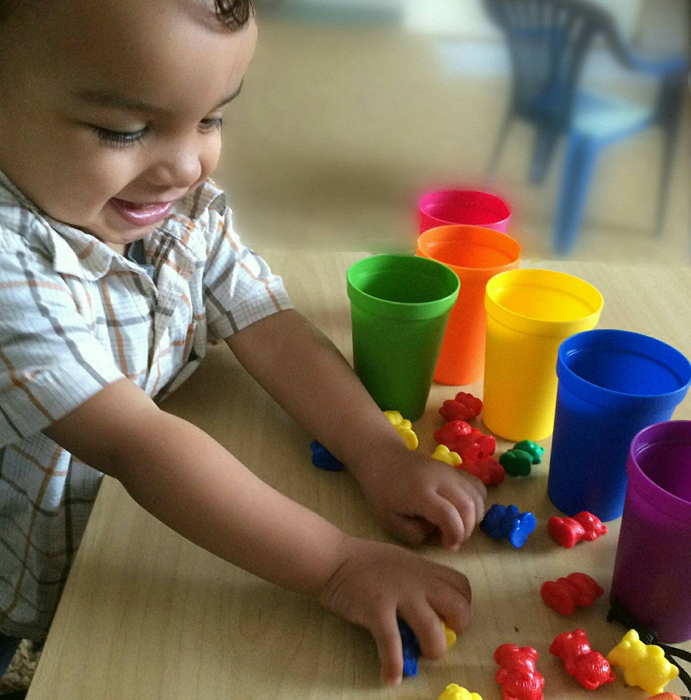 Skoolzy Rainbow Counting Bears Toddler Toys For 3 Year Old G