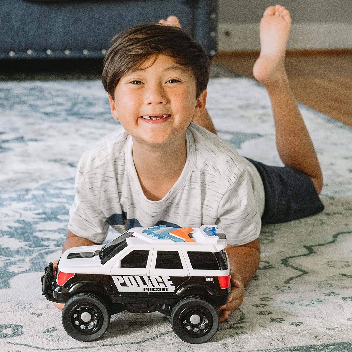 Maxx Action 12" Police SUV 'Lights & Sounds Toy Vehicle