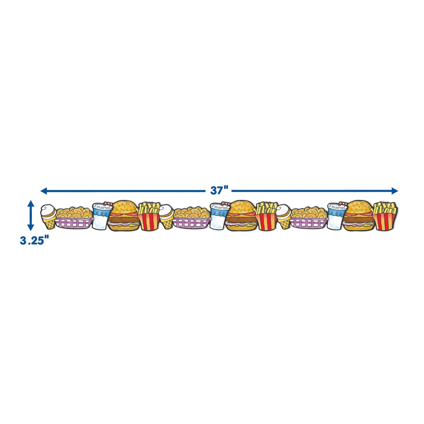 Fast Food Deco Trim® Extra Wide