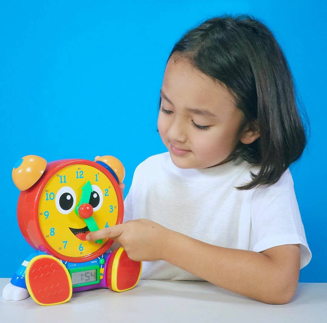Telly Jr. Teaching Time Clock: Plastic