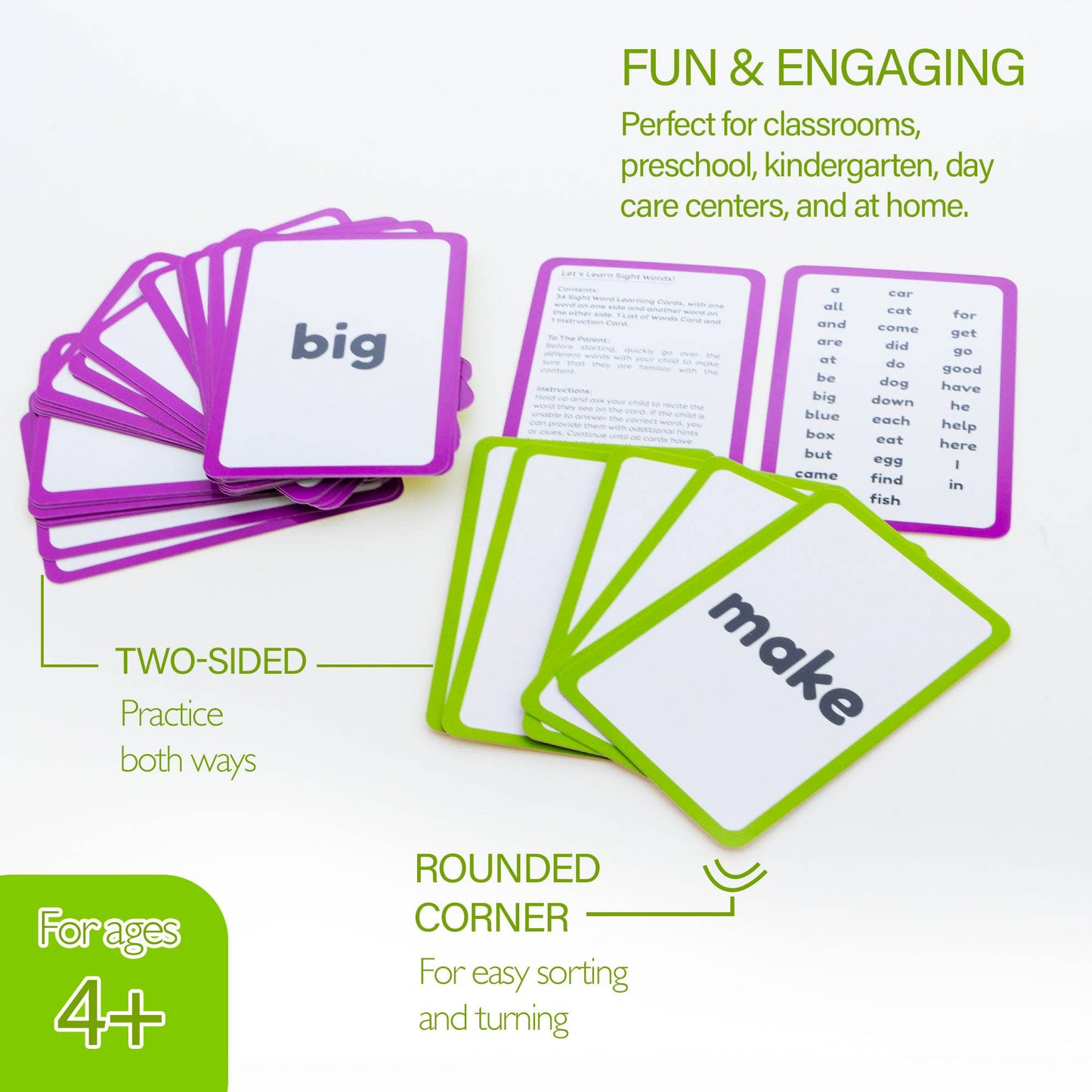 Flash Cards Sight Word (36/Pack): 24