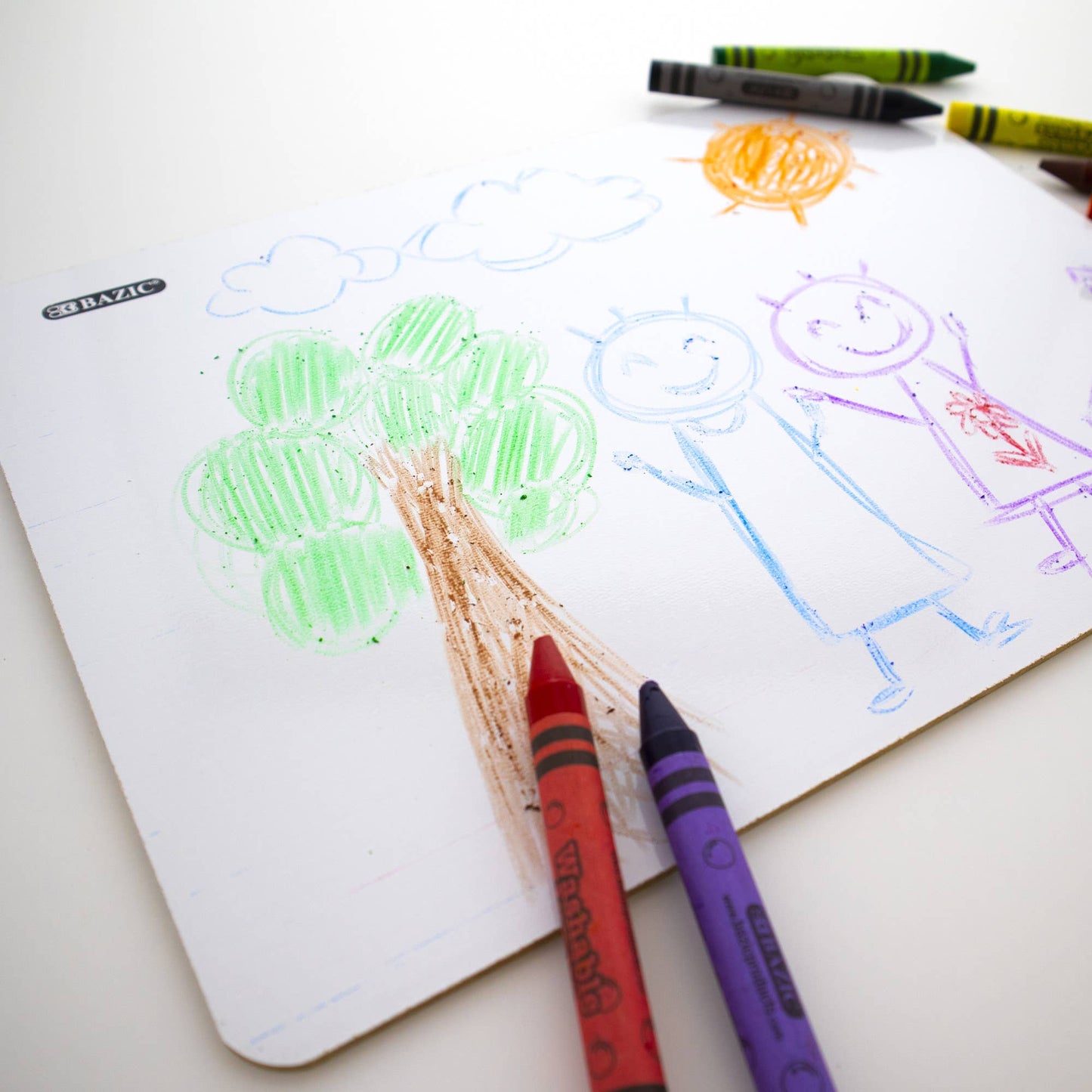 Double Sided Dry Erase Lap Board 9" X 12": 24