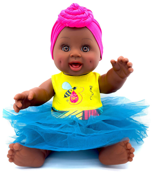 Melanin Joy Bee Black Baby Doll