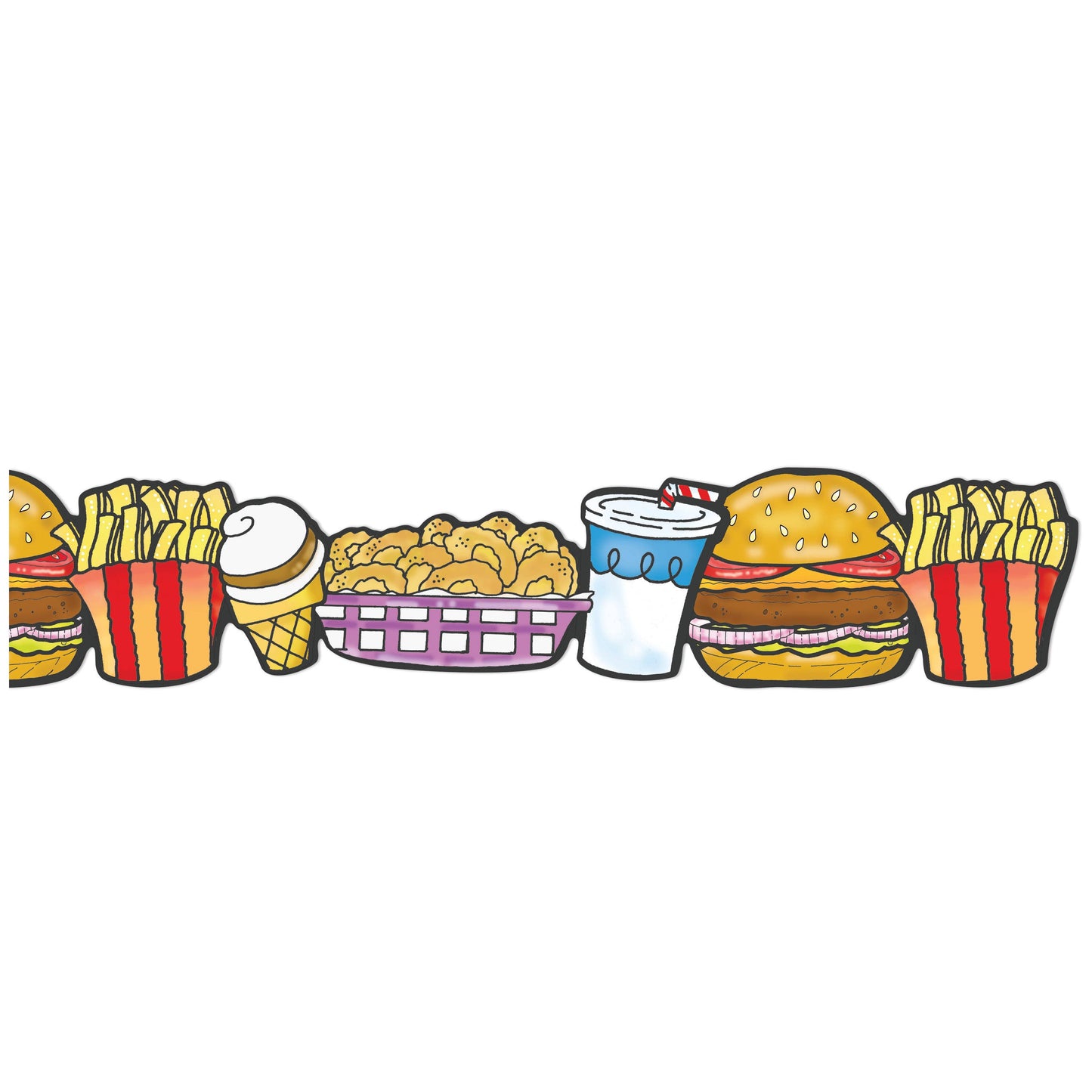 Fast Food Deco Trim® Extra Wide