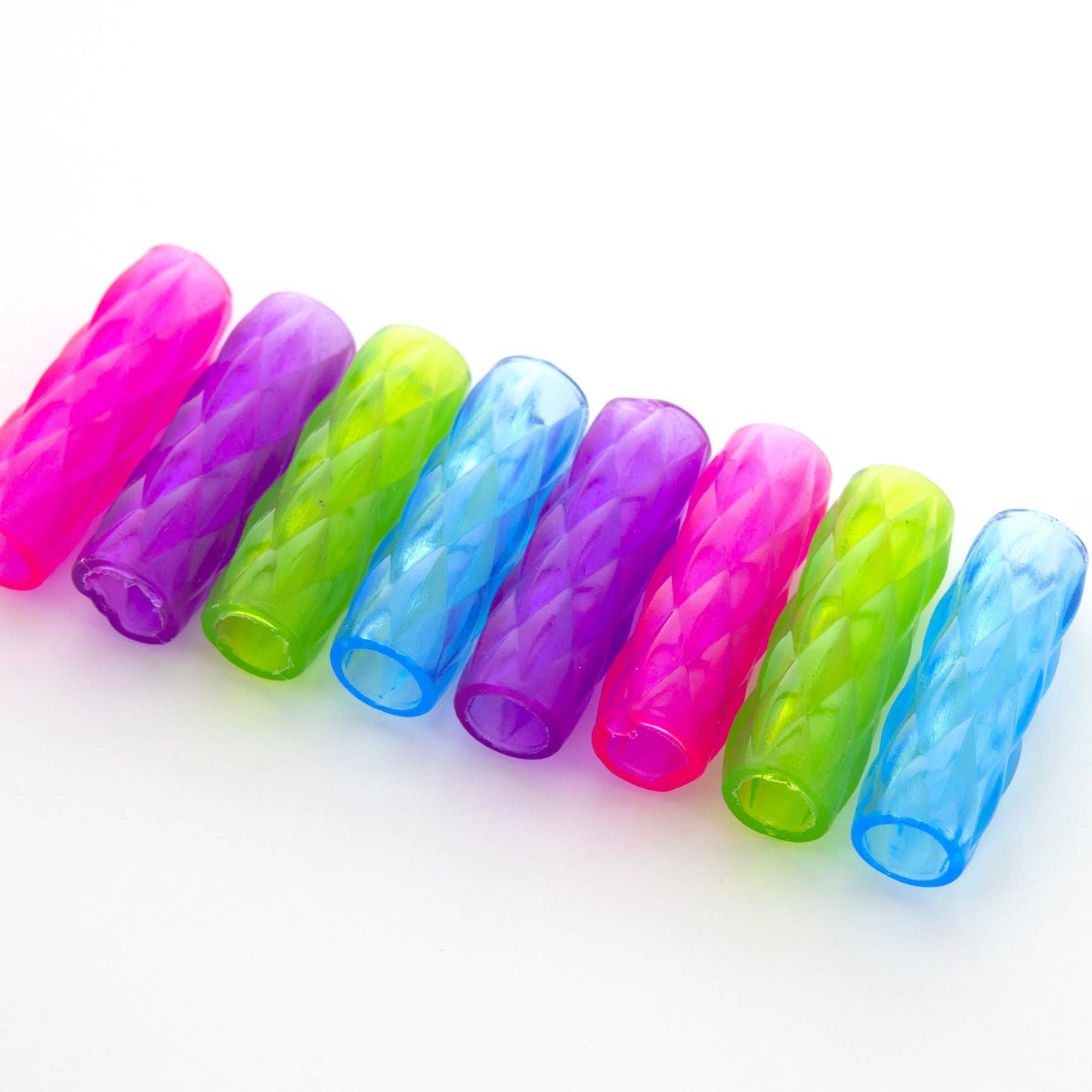 Assorted Color Shape Gel Pencil and Pen Grip - Pack of 8