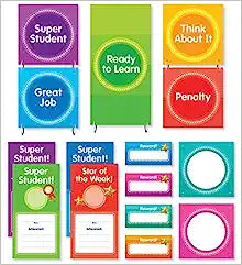 Color Your Classroom: Behavior Clip Chart Mini Bulletin Board
