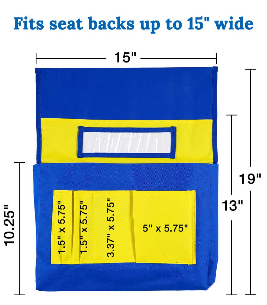 Chairback Buddy™ Pocket Chart Storage: 1 pack