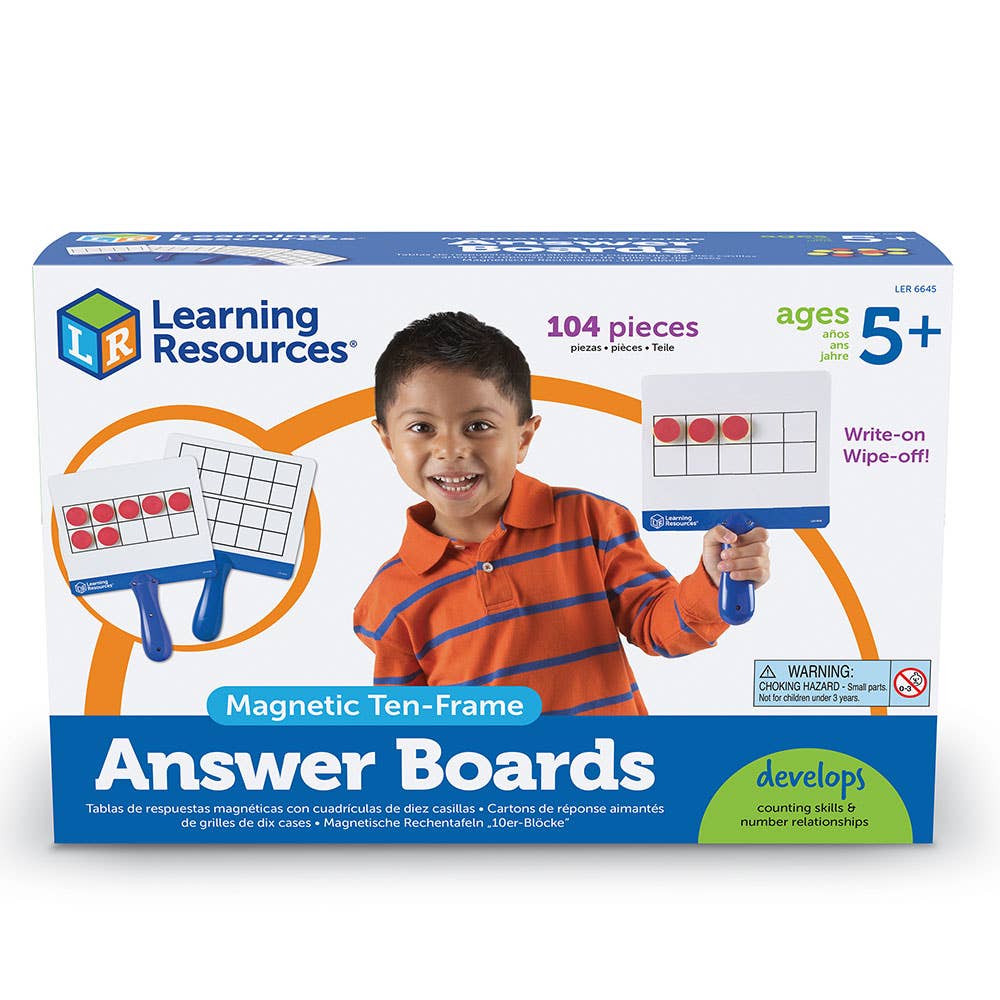 Magnetic Ten-Frame Answer Boards